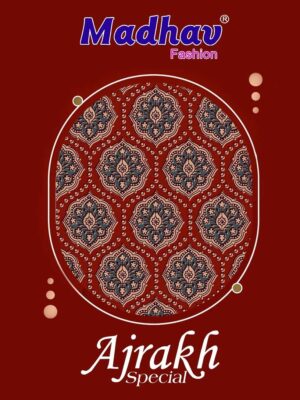 Madhav Ajrakh Special series 1001-1005 Pure Cotton wholesale suit  Madhav Ajrakh Special series 1001-1005 Pure Cotton wholesale suit , Madhav Ajrakh Special series 1001-1005 Pure Cotton wholesale suit  surat, Madhav Ajrakh Special series 1001-1005 Pure Cotton wholesale suit  new latest catalog, Madhav Ajrakh Special series 1001-1005 Pure Cotton wholesale suit  wholesale surat, Madhav Ajrakh Special series 1001-1005 Pure Cotton wholesale suit  single, Madhav Ajrakh Special series 1001-1005 Pure Cotton wholesale suit  catalog price, Madhav Ajrakh Special series 1001-1005 Pure Cotton wholesale suit  salwar suit, Madhav Ajrakh Special series 1001-1005 Pure Cotton wholesale suit  dresses, Madhav Ajrakh Special series 1001-1005 Pure Cotton wholesale suit  indian salwar suit, Madhav Ajrakh Special series 1001-1005 Pure Cotton wholesale suit  dress material madhav ajrakh special series 1001 1005 pure cotton wholesale suit 2025 04 24 15 46 23 <div class="border-box scn-detl">
                     <h1 id="cat-name">Madhav Ajrakh Special series 1001-1005 Pure Cotton wholesale suit </h1>
                     <br>
                     <p></p>
                     <br>
                     <h3>Specification :</h3>
                     <div class="tab-pane active" id="tab_default_1">
                        <table class="products_details">
                           <tbody>
						   <tr>
								<td style="width: 32%;">Product Date:</td>
								<td>24-04-2025</td>
							</tr>
                             							<tr>
								<td style="width: 32%;">Name:</td>
								<td>Madhav Ajrakh Special Series 1001-1005 Pure Cotton Wholesale Suit </td>
							</tr>
																					<tr>
								<td style="width: 32%;">Cname:</td>
								<td>Ajrakh Special </td>
							</tr>
														<tr>
								<td style="width: 32%;">Brand:</td>
								<td>Madhav Fashion</td>
							</tr>
							
														<tr>
								<td style="width: 32%;">Total Design:</td>
								<td>5 Pcs</td>
							</tr>
														
														<tr>
								<td style="width: 32%;">Per Piece Rate:</td>
								<td>INR 380</td>
							</tr>
														
														<tr>
								<td style="width: 32%;">Full Catalog Rate:</td>
								<td style="font-family: 'Hind', sans-serif;">INR 1900								+ (5 % GST) + Shipping Charge
								</td>
							</tr>
														
														<tr>
								<td style="width: 32%;">Weight:</td>
								<td>5 Kg</td>
							</tr>
																					<tr>
								<td style="width: 32%;">Moq:</td>
								<td>Minimum 5 Pcs</td>
							</tr>
														
														
														<tr>
								<td style="width: 32%;">Type:</td>
								<td>Cotton Ladies Suits, Printed Salwar Kameez</td>
							</tr>
														
							
							
														<tr>
								<td style="width: 32%;">Fabric:</td>
								<td>
									Pure Cotton								</td>
							</tr>
																																																								
														
														
														<tr>
								<td style="width: 32%;">Other Details:</td>
								<td><p><br>
Catalog    Madhav Ajrakh Special – Dress Material<br>
Pcs    5<br>
AVG. Price    380<br>
Full Price    1900<br>
Full Price With Gst    1995<br>
Size    Unstitched,<br>
Fabric    Pure Cotton<br>
Initial Delivery    4 – 5 Working Days<br>
Availability    On Booking<br>
Other Details    <br>
Top – Pure Cotton Printed – 2.50 Mtrs<br>
Bottom – Pure Cotton Printed – 2.00 Mtrs<br>
Dupatta – Pure Cotton Printed – 2.25 Mtrs</p>
</td>
							</tr>
																												
                           </tbody>
                        </table>
                     </div>
                  </div>