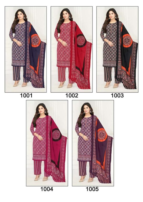 Madhav Ajrakh Special series 1001-1005 Pure Cotton wholesale suit - Image 7
