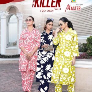 master killer vol 3 series 301-306 RAYON ALINE kurti with bottom