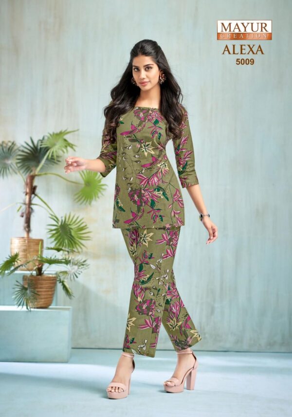 mayur creation alexa vol 5 series 5001-5010 COTTON CORD-SET - Image 15