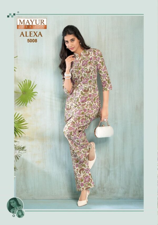 mayur creation alexa vol 5 series 5001-5010 COTTON CORD-SET - Image 3