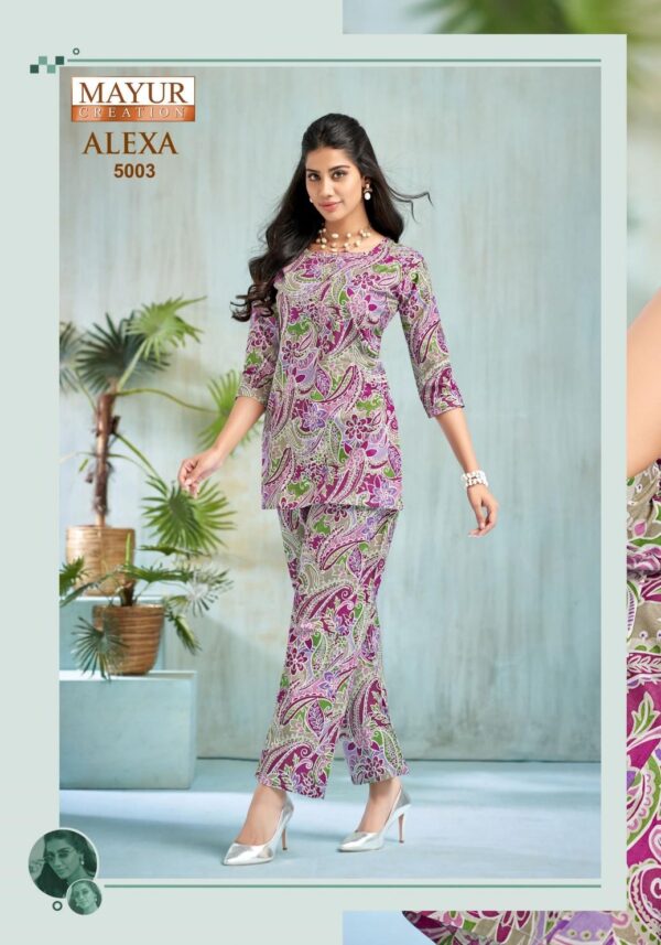 mayur creation alexa vol 5 series 5001-5010 COTTON CORD-SET - Image 6