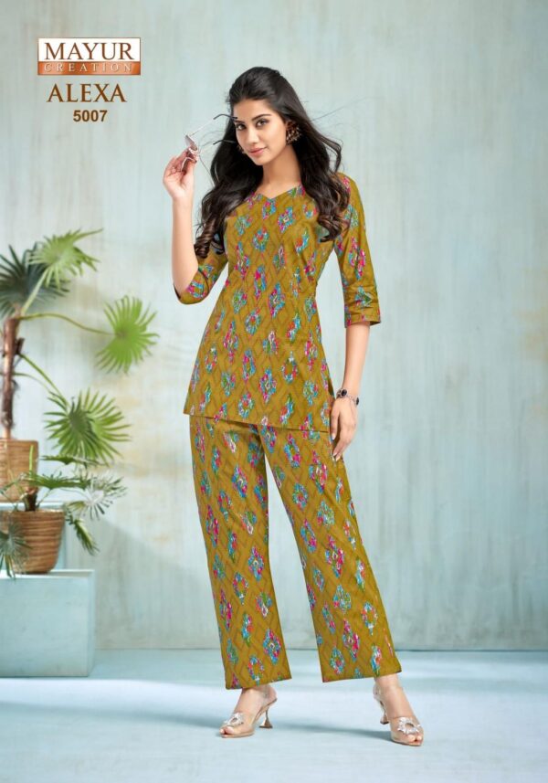 mayur creation alexa vol 5 series 5001-5010 COTTON CORD-SET - Image 9
