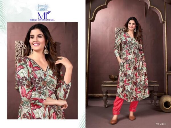 moksh afgani aliya vol-3 series 2232-2234 Premium Riyon wholesale suit - Image 7