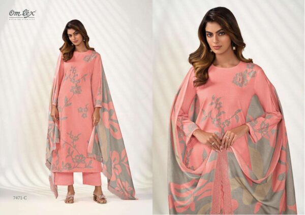 omtex maskara series 7471 lawn cotton wholesale suit - Image 2