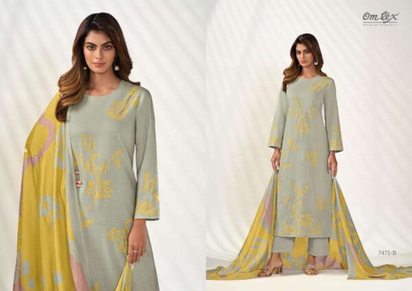 omtex maskara series 7471 lawn cotton wholesale suit - Image 3