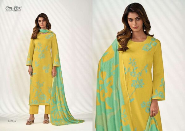 omtex maskara series 7471 lawn cotton wholesale suit - Image 4