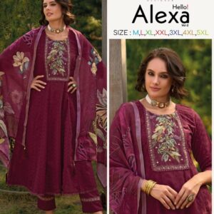 poonam alexa vol 2 series 2001-2006 chikan work wholesale suit