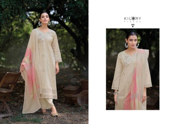 prm trendz irha series 12107-12112 cotton lilen wholesale suit - Image 17