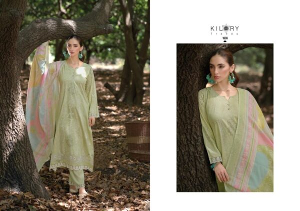 prm trendz irha series 12107-12112 cotton lilen wholesale suit - Image 3
