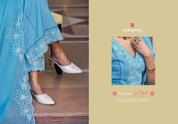 rangoon alora series 6061-6064 cotton wholesale suit - Image 5