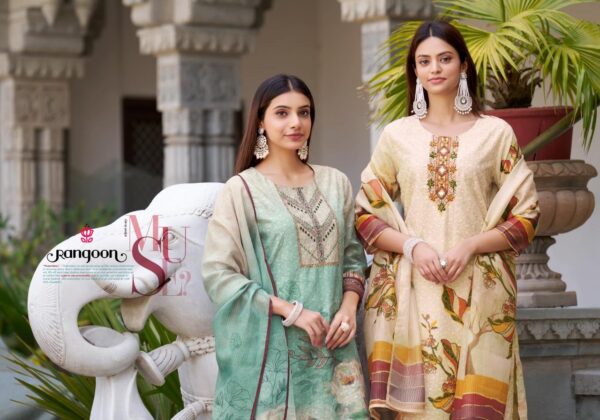 rangoon lovely series 7061-7064 cotton chiffly work wholesale suit - Image 6