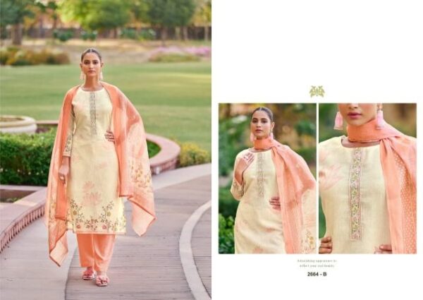 sargam orchid series 2644 linen wholesale suit - Image 2