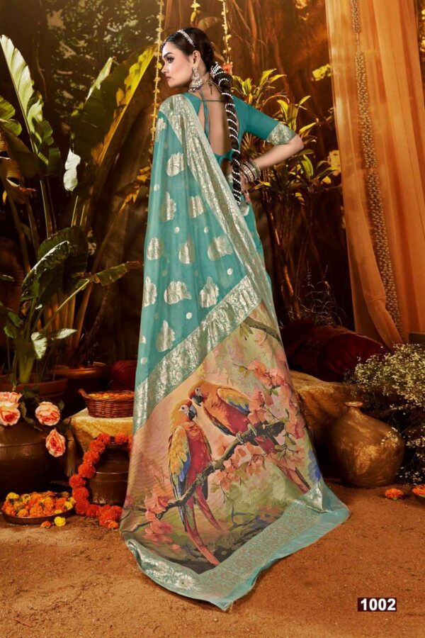 Saroj Beauty plus vol-2 series 1001-1005 soft cotton silk wholesale saree - Image 4