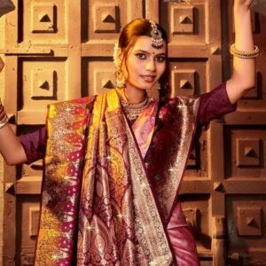 Saroj Begum Sattin swaroski vol-2 series 1001-1004 Soft satin silk wholesale saree