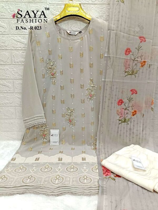 SAYA FASHION R-023 GEORGETTE WITH EMBROIDERY wholesale suit  SAYA FASHION R-023 GEORGETTE WITH EMBROIDERY wholesale suit , SAYA FASHION R-023 GEORGETTE WITH EMBROIDERY wholesale suit  surat, SAYA FASHION R-023 GEORGETTE WITH EMBROIDERY wholesale suit  new latest catalog, SAYA FASHION R-023 GEORGETTE WITH EMBROIDERY wholesale suit  wholesale surat, SAYA FASHION R-023 GEORGETTE WITH EMBROIDERY wholesale suit  single, SAYA FASHION R-023 GEORGETTE WITH EMBROIDERY wholesale suit  catalog price, SAYA FASHION R-023 GEORGETTE WITH EMBROIDERY wholesale suit  salwar suit, SAYA FASHION R-023 GEORGETTE WITH EMBROIDERY wholesale suit  dresses, SAYA FASHION R-023 GEORGETTE WITH EMBROIDERY wholesale suit  indian salwar suit, SAYA FASHION R-023 GEORGETTE WITH EMBROIDERY wholesale suit  dress material saya fashion r 023 georgette with embroidery wholesale suit 6 2025 04 26 10 08 49 
                     SAYA FASHION R-023 GEORGETTE WITH EMBROIDERY wholesale suit 
                     
                     
                     
                     Specification :
                     
                        
                           
						   
								Product Date:
								26-04-2025
							
                             							
								Name:
								Saya Fashion R-023 Georgette With Embroidery Wholesale Suit 
							
																					
								Cname:
								R-023 
							
														
								Brand:
								
							
							
														
								Total Design:
								4 Pcs
							
														
														
								Per Piece Rate:
								INR 1399
							
														
														
								Full Catalog Rate:
								INR 5596								+ (5 % GST) + Shipping Charge
								
							
														
														
								Weight:
								4 Kg
							
																					
								Moq:
								Minimum 1 Pcs
							
														
														
														
								Type:
								Single Suits
							
														
							
							
														
								Fabric:
								
									Georgette								
							
																																																								
														
														
														
								Other Details:
								BRAND NAME:- SAYA FASHION ™️

CATALOUGE NAME:-     FULLY STITCHED COLLECTION
 
D NO:-  R-023

  🔽Details🔽 
Top:- GEORGETTE WITH EMBROIDERY & HEAVY HANDWORK  ALSO

INNER:-  HEAVY SANTOON 

Bottom:- HEAVY PURE VISCOS

Dupatta:- PURE DIGITAL

SIZE:- XL - XXL SIZE

_COLOUR :-  DASTY GRAY & ROSE PINK & NOOR PURPLE 

Price:- Rs 1399/-


 
Ready To Ship...✈️✈️✈️
Plz Conform Ur Orders


QUALITY SPEAKS