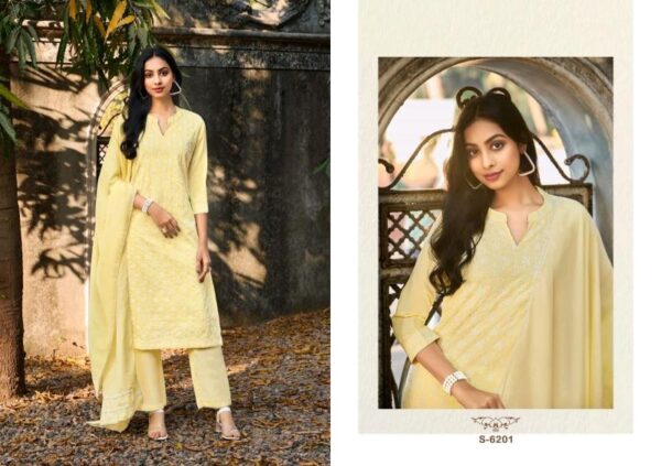sbs fashion charvi series 6200-6203 POLY SILK wholesale suit - Image 5
