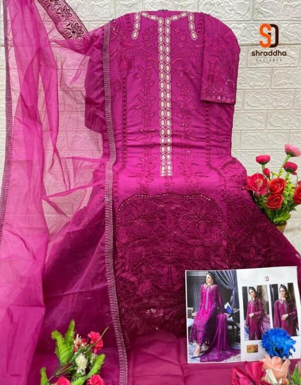 shraddha maria b lawn vol 2 series 2001-2006 model wholesale suit - Image 2