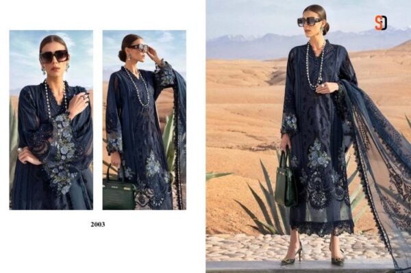 shraddha maria b lawn vol 2 series 2001-2006 model wholesale suit - Image 11