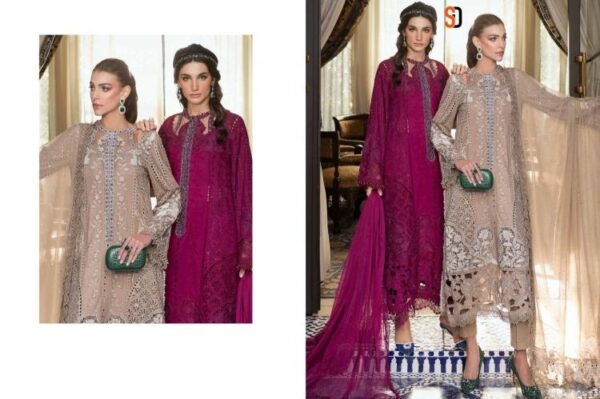 shraddha maria b lawn vol 2 series 2001-2006 model wholesale suit - Image 12