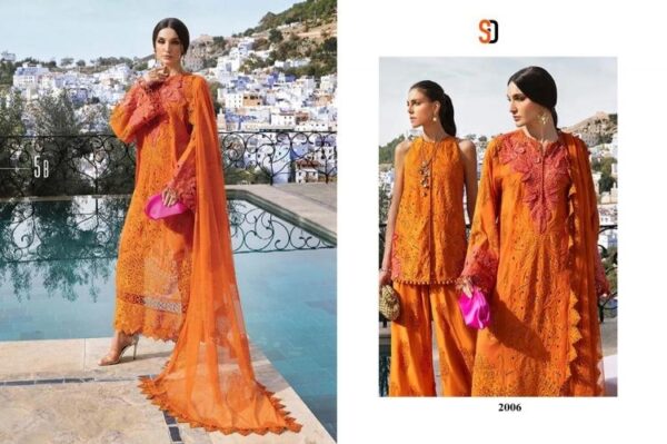 shraddha maria b lawn vol 2 series 2001-2006 model wholesale suit - Image 15