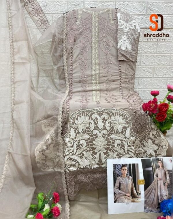 shraddha maria b lawn vol 2 series 2001-2006 model wholesale suit - Image 4