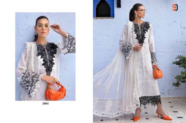 shraddha maria b lawn vol 2 series 2001-2006 model wholesale suit - Image 5