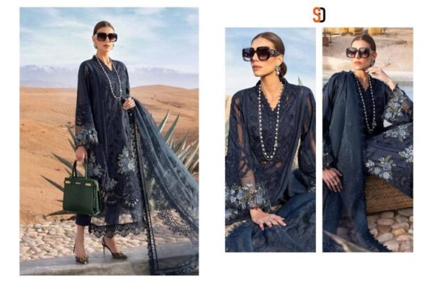shraddha maria b lawn vol 2 series 2001-2006 model wholesale suit - Image 8