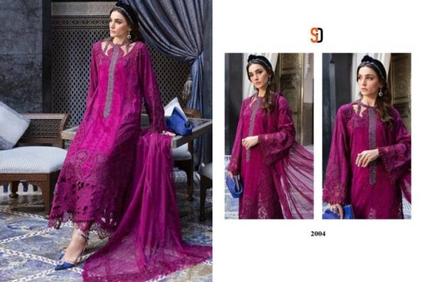 shraddha maria b lawn vol 2 series 2001-2006 model wholesale suit - Image 10