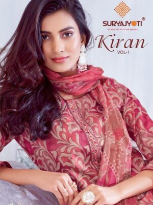 suryajyoti kiran vol 1 series 1001-1010 lawn cotton wholesale suit  suryajyoti kiran vol 1 series 1001-1010 lawn cotton wholesale suit, suryajyoti kiran vol 1 series 1001-1010 lawn cotton wholesale suit surat, suryajyoti kiran vol 1 series 1001-1010 lawn cotton wholesale suit new latest catalog, suryajyoti kiran vol 1 series 1001-1010 lawn cotton wholesale suit wholesale surat, suryajyoti kiran vol 1 series 1001-1010 lawn cotton wholesale suit single, suryajyoti kiran vol 1 series 1001-1010 lawn cotton wholesale suit catalog price, suryajyoti kiran vol 1 series 1001-1010 lawn cotton wholesale suit salwar suit, suryajyoti kiran vol 1 series 1001-1010 lawn cotton wholesale suit dresses, suryajyoti kiran vol 1 series 1001-1010 lawn cotton wholesale suit indian salwar suit, suryajyoti kiran vol 1 series 1001-1010 lawn cotton wholesale suit dress material suryajyoti kiran vol 1 series 1001 1010 lawn cotton wholesale suit 2025 04 24 15 10 55 <div class="border-box scn-detl">
                     <h1 id="cat-name">suryajyoti kiran vol 1 series 1001-1010 lawn cotton wholesale suit</h1>
                     <br>
                     <p></p>
                     <br>
                     <h3>Specification :</h3>
                     <div class="tab-pane active" id="tab_default_1">
                        <table class="products_details">
                           <tbody>
						   <tr>
								<td style="width: 32%;">Product Date:</td>
								<td>24-04-2025</td>
							</tr>
                             							<tr>
								<td style="width: 32%;">Name:</td>
								<td>Suryajyoti Kiran Vol 1 Series 1001-1010 Lawn Cotton Wholesale Suit</td>
							</tr>
																					<tr>
								<td style="width: 32%;">Cname:</td>
								<td>Kiran Vol 1</td>
							</tr>
														<tr>
								<td style="width: 32%;">Brand:</td>
								<td>Suryajyoti</td>
							</tr>
							
														<tr>
								<td style="width: 32%;">Total Design:</td>
								<td>10 Pcs</td>
							</tr>
														
														<tr>
								<td style="width: 32%;">Per Piece Rate:</td>
								<td>INR 805</td>
							</tr>
														
														<tr>
								<td style="width: 32%;">Full Catalog Rate:</td>
								<td style="font-family: 'Hind', sans-serif;">INR 8050								+ (5 % GST) + Shipping Charge
								</td>
							</tr>
														
														<tr>
								<td style="width: 32%;">Weight:</td>
								<td>10 Kg</td>
							</tr>
																					<tr>
								<td style="width: 32%;">Moq:</td>
								<td>Minimum 10 Pcs</td>
							</tr>
														
														
														<tr>
								<td style="width: 32%;">Type:</td>
								<td>Cotton Ladies Suits, Printed Salwar Kameez</td>
							</tr>
														
							
							
														<tr>
								<td style="width: 32%;">Fabric:</td>
								<td>
									Lawn Cotton								</td>
							</tr>
																																																								
														
														
														<tr>
								<td style="width: 32%;">Other Details:</td>
								<td><table>
	<tbody>
		<tr>
			<td>
			<p>👫DEAR CUSTOMERS👫</p>

			<p>🙏WELCOME TO SURYAJYOTI</p>

			<p>😍LAUNCHING OF SURYAJYOTI'S NEW CATALOG</p>

			<p>📕CATALOGUE:- KIRAN VOL-1 </p>

			<p>👚TOP:-PURE LAWN COTTON FOIL PRINT WITH NECK N BORDER EMBROIDERY WORK</p>

			<p>🧣DUPATTA:- PURE MAL COTTON PRINT</p>

			<p>👖BOTTOM:- PURE LAWN DYED</p>

			<p>CUT:-👚2.5-👖2.5-🧣2.25</p>

			<p>💸RATE:- 805/-</p>

			<p>🧳PACKING:- EXCLUSIVE POUCH WITH BAG PACK<br>
			 <br>
			Always with you...👍<br>
			Team SURYAJYOTI<br>
			THANKS SIR/MADAM..🤝</p>
			</td>
		</tr>
	</tbody>
</table>
</td>
							</tr>
																												
                           </tbody>
                        </table>
                     </div>
                  </div>