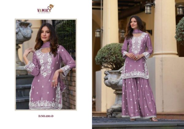 vamika anamika vol 2 series 4301 chinon wholesale suit - Image 4
