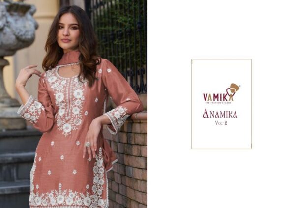 vamika anamika vol 2 series 4301 chinon wholesale suit - Image 6