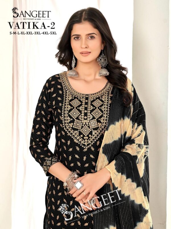 vatika vol 2 series 1001-1008 rayon gold print readymade wholesale suit  vatika vol 2 series 1001-1008 rayon gold print readymade wholesale suit, vatika vol 2 series 1001-1008 rayon gold print readymade wholesale suit surat, vatika vol 2 series 1001-1008 rayon gold print readymade wholesale suit new latest catalog, vatika vol 2 series 1001-1008 rayon gold print readymade wholesale suit wholesale surat, vatika vol 2 series 1001-1008 rayon gold print readymade wholesale suit single, vatika vol 2 series 1001-1008 rayon gold print readymade wholesale suit catalog price, vatika vol 2 series 1001-1008 rayon gold print readymade wholesale suit salwar suit, vatika vol 2 series 1001-1008 rayon gold print readymade wholesale suit dresses, vatika vol 2 series 1001-1008 rayon gold print readymade wholesale suit indian salwar suit, vatika vol 2 series 1001-1008 rayon gold print readymade wholesale suit dress material vatika vol 2 series 1001 1008 rayon gold print readymade wholesale suit 12 2025 04 28 08 14 14 
                     vatika vol 2 series 1001-1008 rayon gold print readymade wholesale suit
                     
                     
                     
                     Specification :
                     
                        
                           
						   
								Product Date:
								28-04-2025
							
                             							
								Name:
								Vatika Vol 2 Series 1001-1008 Rayon Gold Print Readymade Wholesale Suit
							
																					
								Cname:
								Vatika Vol 2 
							
														
								Brand:
								
							
							
														
								Total Design:
								8 Pcs
							
														
														
								Per Piece Rate:
								INR 600
							
														
														
								Full Catalog Rate:
								INR 4800								+ (5 % GST) + Shipping Charge
								
							
														
														
								Weight:
								8 Kg
							
																					
								Moq:
								Minimum 8 Pcs
							
														
														
														
								Type:
								Readymade Suits
							
														
							
							
														
								Fabric:
								
									Fancy Rayon								
							
																																																								
														
														
														
								Other Details:
								——VATIKA-2———. 

🔝 HEAVY RAYON GOLD PRINT

👖 HEAVY RAYON FABRIC

🚩.HEAVY CORONA SHADED

🧵 EMBROIDERY SEQUENCE WORK

1-DESIGN
8-COLOURS

S-M-L-XL-2XL-3XL-4XL-5XL

RATE- 600/- per pcs 
Set to set