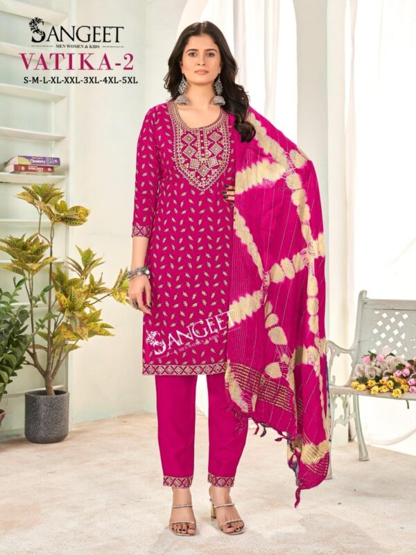 vatika vol 2 series 1001-1008 rayon gold print readymade wholesale suit  vatika vol 2 series 1001-1008 rayon gold print readymade wholesale suit, vatika vol 2 series 1001-1008 rayon gold print readymade wholesale suit surat, vatika vol 2 series 1001-1008 rayon gold print readymade wholesale suit new latest catalog, vatika vol 2 series 1001-1008 rayon gold print readymade wholesale suit wholesale surat, vatika vol 2 series 1001-1008 rayon gold print readymade wholesale suit single, vatika vol 2 series 1001-1008 rayon gold print readymade wholesale suit catalog price, vatika vol 2 series 1001-1008 rayon gold print readymade wholesale suit salwar suit, vatika vol 2 series 1001-1008 rayon gold print readymade wholesale suit dresses, vatika vol 2 series 1001-1008 rayon gold print readymade wholesale suit indian salwar suit, vatika vol 2 series 1001-1008 rayon gold print readymade wholesale suit dress material vatika vol 2 series 1001 1008 rayon gold print readymade wholesale suit 15 2025 04 28 08 14 14 
                     vatika vol 2 series 1001-1008 rayon gold print readymade wholesale suit
                     
                     
                     
                     Specification :
                     
                        
                           
						   
								Product Date:
								28-04-2025
							
                             							
								Name:
								Vatika Vol 2 Series 1001-1008 Rayon Gold Print Readymade Wholesale Suit
							
																					
								Cname:
								Vatika Vol 2 
							
														
								Brand:
								
							
							
														
								Total Design:
								8 Pcs
							
														
														
								Per Piece Rate:
								INR 600
							
														
														
								Full Catalog Rate:
								INR 4800								+ (5 % GST) + Shipping Charge
								
							
														
														
								Weight:
								8 Kg
							
																					
								Moq:
								Minimum 8 Pcs
							
														
														
														
								Type:
								Readymade Suits
							
														
							
							
														
								Fabric:
								
									Fancy Rayon								
							
																																																								
														
														
														
								Other Details:
								——VATIKA-2———. 

🔝 HEAVY RAYON GOLD PRINT

👖 HEAVY RAYON FABRIC

🚩.HEAVY CORONA SHADED

🧵 EMBROIDERY SEQUENCE WORK

1-DESIGN
8-COLOURS

S-M-L-XL-2XL-3XL-4XL-5XL

RATE- 600/- per pcs 
Set to set