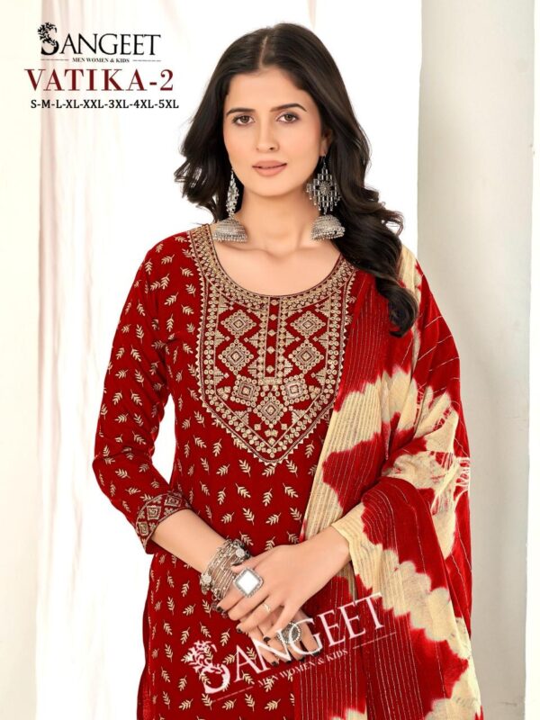 vatika vol 2 series 1001-1008 rayon gold print readymade wholesale suit  vatika vol 2 series 1001-1008 rayon gold print readymade wholesale suit, vatika vol 2 series 1001-1008 rayon gold print readymade wholesale suit surat, vatika vol 2 series 1001-1008 rayon gold print readymade wholesale suit new latest catalog, vatika vol 2 series 1001-1008 rayon gold print readymade wholesale suit wholesale surat, vatika vol 2 series 1001-1008 rayon gold print readymade wholesale suit single, vatika vol 2 series 1001-1008 rayon gold print readymade wholesale suit catalog price, vatika vol 2 series 1001-1008 rayon gold print readymade wholesale suit salwar suit, vatika vol 2 series 1001-1008 rayon gold print readymade wholesale suit dresses, vatika vol 2 series 1001-1008 rayon gold print readymade wholesale suit indian salwar suit, vatika vol 2 series 1001-1008 rayon gold print readymade wholesale suit dress material vatika vol 2 series 1001 1008 rayon gold print readymade wholesale suit 16 2025 04 28 08 14 14 
                     vatika vol 2 series 1001-1008 rayon gold print readymade wholesale suit
                     
                     
                     
                     Specification :
                     
                        
                           
						   
								Product Date:
								28-04-2025
							
                             							
								Name:
								Vatika Vol 2 Series 1001-1008 Rayon Gold Print Readymade Wholesale Suit
							
																					
								Cname:
								Vatika Vol 2 
							
														
								Brand:
								
							
							
														
								Total Design:
								8 Pcs
							
														
														
								Per Piece Rate:
								INR 600
							
														
														
								Full Catalog Rate:
								INR 4800								+ (5 % GST) + Shipping Charge
								
							
														
														
								Weight:
								8 Kg
							
																					
								Moq:
								Minimum 8 Pcs
							
														
														
														
								Type:
								Readymade Suits
							
														
							
							
														
								Fabric:
								
									Fancy Rayon								
							
																																																								
														
														
														
								Other Details:
								——VATIKA-2———. 

🔝 HEAVY RAYON GOLD PRINT

👖 HEAVY RAYON FABRIC

🚩.HEAVY CORONA SHADED

🧵 EMBROIDERY SEQUENCE WORK

1-DESIGN
8-COLOURS

S-M-L-XL-2XL-3XL-4XL-5XL

RATE- 600/- per pcs 
Set to set