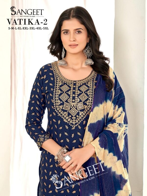 vatika vol 2 series 1001-1008 rayon gold print readymade wholesale suit  vatika vol 2 series 1001-1008 rayon gold print readymade wholesale suit, vatika vol 2 series 1001-1008 rayon gold print readymade wholesale suit surat, vatika vol 2 series 1001-1008 rayon gold print readymade wholesale suit new latest catalog, vatika vol 2 series 1001-1008 rayon gold print readymade wholesale suit wholesale surat, vatika vol 2 series 1001-1008 rayon gold print readymade wholesale suit single, vatika vol 2 series 1001-1008 rayon gold print readymade wholesale suit catalog price, vatika vol 2 series 1001-1008 rayon gold print readymade wholesale suit salwar suit, vatika vol 2 series 1001-1008 rayon gold print readymade wholesale suit dresses, vatika vol 2 series 1001-1008 rayon gold print readymade wholesale suit indian salwar suit, vatika vol 2 series 1001-1008 rayon gold print readymade wholesale suit dress material vatika vol 2 series 1001 1008 rayon gold print readymade wholesale suit 5 2025 04 28 08 14 14 
                     vatika vol 2 series 1001-1008 rayon gold print readymade wholesale suit
                     
                     
                     
                     Specification :
                     
                        
                           
						   
								Product Date:
								28-04-2025
							
                             							
								Name:
								Vatika Vol 2 Series 1001-1008 Rayon Gold Print Readymade Wholesale Suit
							
																					
								Cname:
								Vatika Vol 2 
							
														
								Brand:
								
							
							
														
								Total Design:
								8 Pcs
							
														
														
								Per Piece Rate:
								INR 600
							
														
														
								Full Catalog Rate:
								INR 4800								+ (5 % GST) + Shipping Charge
								
							
														
														
								Weight:
								8 Kg
							
																					
								Moq:
								Minimum 8 Pcs
							
														
														
														
								Type:
								Readymade Suits
							
														
							
							
														
								Fabric:
								
									Fancy Rayon								
							
																																																								
														
														
														
								Other Details:
								——VATIKA-2———. 

🔝 HEAVY RAYON GOLD PRINT

👖 HEAVY RAYON FABRIC

🚩.HEAVY CORONA SHADED

🧵 EMBROIDERY SEQUENCE WORK

1-DESIGN
8-COLOURS

S-M-L-XL-2XL-3XL-4XL-5XL

RATE- 600/- per pcs 
Set to set