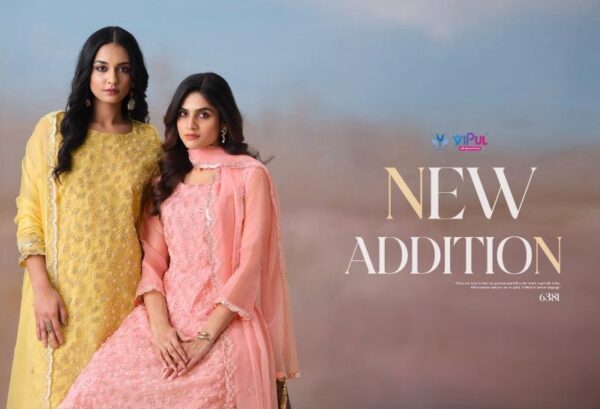 vipul fashion alayna series 6381-6386 crinkle chiffon wholesale suit  vipul fashion alayna series 6381-6386 crinkle chiffon wholesale suit , vipul fashion alayna series 6381-6386 crinkle chiffon wholesale suit  surat, vipul fashion alayna series 6381-6386 crinkle chiffon wholesale suit  new latest catalog, vipul fashion alayna series 6381-6386 crinkle chiffon wholesale suit  wholesale surat, vipul fashion alayna series 6381-6386 crinkle chiffon wholesale suit  single, vipul fashion alayna series 6381-6386 crinkle chiffon wholesale suit  catalog price, vipul fashion alayna series 6381-6386 crinkle chiffon wholesale suit  salwar suit, vipul fashion alayna series 6381-6386 crinkle chiffon wholesale suit  dresses, vipul fashion alayna series 6381-6386 crinkle chiffon wholesale suit  indian salwar suit, vipul fashion alayna series 6381-6386 crinkle chiffon wholesale suit  dress material vipul fashion alayna series 6381 6386 crinkle chiffon wholesale suit 15 2025 04 24 15 25 23 
                     vipul fashion alayna series 6381-6386 crinkle chiffon wholesale suit 
                     
                     
                     
                     Specification :
                     
                        
                           
						   
								Product Date:
								24-04-2025
							
                             							
								Name:
								Vipul Fashion Alayna Series 6381-6386 Crinkle Chiffon Wholesale Suit 
							
																					
								Cname:
								Alayna 
							
														
								Brand:
								Vipul
							
							
														
								Total Design:
								6 Pcs
							
														
														
								Per Piece Rate:
								INR 2361
							
														
														
								Full Catalog Rate:
								INR 14166								+ (5 % GST) + Shipping Charge
								
							
														
														
								Weight:
								6 Kg
							
																					
								Moq:
								Minimum 6 Pcs
							
														
														
														
							
							
														
								Fabric:
								
									Chiffon								
							
																																																								
														
														
														
								Other Details:
								
	
		
			
			Vipul launching 
			Alayna

			Top- Crinkle Chiffon with All over Beads work Embroidery 

			Dupatta - Crinkle Chiffon with Beads work Embroidery 

			Bottam - Pure Viscose Santoon