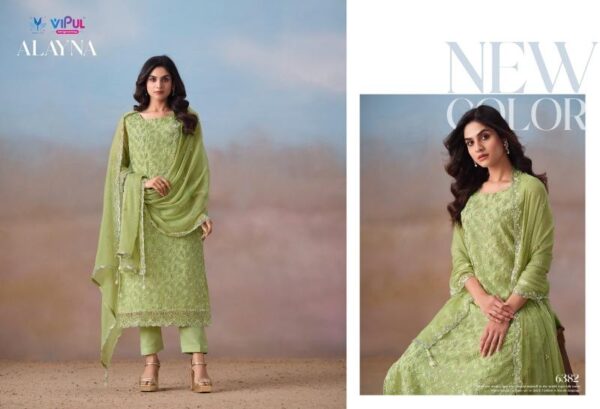 vipul fashion alayna series 6381-6386 crinkle chiffon wholesale suit  vipul fashion alayna series 6381-6386 crinkle chiffon wholesale suit , vipul fashion alayna series 6381-6386 crinkle chiffon wholesale suit  surat, vipul fashion alayna series 6381-6386 crinkle chiffon wholesale suit  new latest catalog, vipul fashion alayna series 6381-6386 crinkle chiffon wholesale suit  wholesale surat, vipul fashion alayna series 6381-6386 crinkle chiffon wholesale suit  single, vipul fashion alayna series 6381-6386 crinkle chiffon wholesale suit  catalog price, vipul fashion alayna series 6381-6386 crinkle chiffon wholesale suit  salwar suit, vipul fashion alayna series 6381-6386 crinkle chiffon wholesale suit  dresses, vipul fashion alayna series 6381-6386 crinkle chiffon wholesale suit  indian salwar suit, vipul fashion alayna series 6381-6386 crinkle chiffon wholesale suit  dress material vipul fashion alayna series 6381 6386 crinkle chiffon wholesale suit 17 2025 04 24 15 25 23 
                     vipul fashion alayna series 6381-6386 crinkle chiffon wholesale suit 
                     
                     
                     
                     Specification :
                     
                        
                           
						   
								Product Date:
								24-04-2025
							
                             							
								Name:
								Vipul Fashion Alayna Series 6381-6386 Crinkle Chiffon Wholesale Suit 
							
																					
								Cname:
								Alayna 
							
														
								Brand:
								Vipul
							
							
														
								Total Design:
								6 Pcs
							
														
														
								Per Piece Rate:
								INR 2361
							
														
														
								Full Catalog Rate:
								INR 14166								+ (5 % GST) + Shipping Charge
								
							
														
														
								Weight:
								6 Kg
							
																					
								Moq:
								Minimum 6 Pcs
							
														
														
														
							
							
														
								Fabric:
								
									Chiffon								
							
																																																								
														
														
														
								Other Details:
								
	
		
			
			Vipul launching 
			Alayna

			Top- Crinkle Chiffon with All over Beads work Embroidery 

			Dupatta - Crinkle Chiffon with Beads work Embroidery 

			Bottam - Pure Viscose Santoon