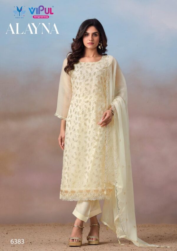 vipul fashion alayna series 6381-6386 crinkle chiffon wholesale suit  vipul fashion alayna series 6381-6386 crinkle chiffon wholesale suit , vipul fashion alayna series 6381-6386 crinkle chiffon wholesale suit  surat, vipul fashion alayna series 6381-6386 crinkle chiffon wholesale suit  new latest catalog, vipul fashion alayna series 6381-6386 crinkle chiffon wholesale suit  wholesale surat, vipul fashion alayna series 6381-6386 crinkle chiffon wholesale suit  single, vipul fashion alayna series 6381-6386 crinkle chiffon wholesale suit  catalog price, vipul fashion alayna series 6381-6386 crinkle chiffon wholesale suit  salwar suit, vipul fashion alayna series 6381-6386 crinkle chiffon wholesale suit  dresses, vipul fashion alayna series 6381-6386 crinkle chiffon wholesale suit  indian salwar suit, vipul fashion alayna series 6381-6386 crinkle chiffon wholesale suit  dress material vipul fashion alayna series 6381 6386 crinkle chiffon wholesale suit 4 2025 04 24 15 25 23 
                     vipul fashion alayna series 6381-6386 crinkle chiffon wholesale suit 
                     
                     
                     
                     Specification :
                     
                        
                           
						   
								Product Date:
								24-04-2025
							
                             							
								Name:
								Vipul Fashion Alayna Series 6381-6386 Crinkle Chiffon Wholesale Suit 
							
																					
								Cname:
								Alayna 
							
														
								Brand:
								Vipul
							
							
														
								Total Design:
								6 Pcs
							
														
														
								Per Piece Rate:
								INR 2361
							
														
														
								Full Catalog Rate:
								INR 14166								+ (5 % GST) + Shipping Charge
								
							
														
														
								Weight:
								6 Kg
							
																					
								Moq:
								Minimum 6 Pcs
							
														
														
														
							
							
														
								Fabric:
								
									Chiffon								
							
																																																								
														
														
														
								Other Details:
								
	
		
			
			Vipul launching 
			Alayna

			Top- Crinkle Chiffon with All over Beads work Embroidery 

			Dupatta - Crinkle Chiffon with Beads work Embroidery 

			Bottam - Pure Viscose Santoon