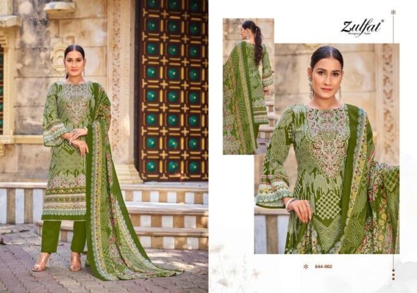 zulfat meher series 644001-644004 Pure Cotton wholesale suit  zulfat meher series 644001-644004 Pure Cotton wholesale suit , zulfat meher series 644001-644004 Pure Cotton wholesale suit  surat, zulfat meher series 644001-644004 Pure Cotton wholesale suit  new latest catalog, zulfat meher series 644001-644004 Pure Cotton wholesale suit  wholesale surat, zulfat meher series 644001-644004 Pure Cotton wholesale suit  single, zulfat meher series 644001-644004 Pure Cotton wholesale suit  catalog price, zulfat meher series 644001-644004 Pure Cotton wholesale suit  salwar suit, zulfat meher series 644001-644004 Pure Cotton wholesale suit  dresses, zulfat meher series 644001-644004 Pure Cotton wholesale suit  indian salwar suit, zulfat meher series 644001-644004 Pure Cotton wholesale suit  dress material zulfat meher series 644001 644004 pure cotton wholesale suit 6 2025 04 29 08 28 34 
                     zulfat meher series 644001-644004 Pure Cotton wholesale suit 
                     
                     
                     
                     Specification :
                     
                        
                           
						   
								Product Date:
								29-04-2025
							
                             							
								Name:
								Zulfat Meher Series 644001-644004 Pure Cotton Wholesale Suit 
							
																					
								Cname:
								Meher 
							
														
								Brand:
								Zulfat
							
							
														
								Total Design:
								4 Pcs
							
														
														
								Per Piece Rate:
								INR 900
							
														
														
								Full Catalog Rate:
								INR 3600								+ (5 % GST) + Shipping Charge
								
							
														
														
								Weight:
								4 Kg
							
																					
								Moq:
								Minimum 4 Pcs
							
														
														
														
								Type:
								Pakistani Salwar Kameez, Printed Salwar Kameez, Readymade Suits
							
														
							
							
														
								Fabric:
								
									Pure Cotton								
							
																																																								
														
														
														
								Other Details:
								READYMADE COLLECTION

 ......Zulfat Designer Suits...... 

                     presents

                    "MEHER" 
 ...exclusive designer collection...
                 
🔺Top: 100% Pure Cotton Exclusive Designer Print with  HEAVY HANDWORK 

🔺Dupatta: 100% Pure Cotton Mal Mal Print (2.30 mtrs apx)

🔺Bottom: 100% Pure Cotton 

🔺Pcs: 4

🔺 Rate: 900/-
 
SIZE - S, M, L, XL, XXL, 3XL, 4XL
