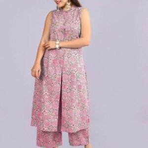 9STAR FASHION KAIRA COTTON BLEND kurti with bottom