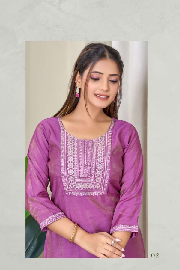 aanchi - kashmira   aanchi kashmira colors summer wear readymade short top collection wholesale surat 1 2025 05 22 12 52 22.jpg aanchi kashmira colors summer wear readymade short  top  collection wholesale surat Catalogue Name : 22nd May 2025 Name of Product : aanchi - kashmira  No of Design : 4 Piece (MOQ : 1 Set) Product Rate Per Piece : ₹ 385 / Per Piece Product Full Catalogue Rate : ₹ 1540 (GST Extra) Full Catalogue Weight : 4 KG Product Type & Size: S | M | L | XL | XXL Product Details: 
					 KASHMIRA

SHORT TOP


 FABRIC:ROMAN SHIMMER

Pattern:EMBROIDERY WORK SHORT TOP

RATE: 385/-

 Size:- S-M-L-XL-XXL