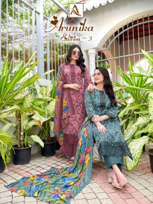 alok suit - arunika vol 3   alok suits arunika vol 3 cambric cotton designer casual wear salwar kameez wholesale surat 2025 05 1.jpeg