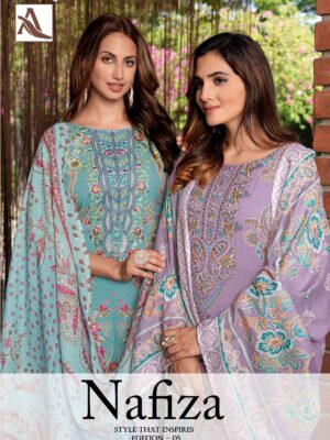 alok suit - nafiza vol-5   alok suits nafiza vol 5 colors fancy embroidery with pakistani printed designer salwar kameez wholes.jpeg