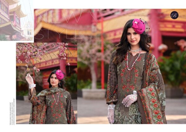 belliza designer studio - naira vol-109   belliza naira vol 109 pure cotton with heavy self embroidered party wear salwar kameez wholesale surat 16 2025 05 24 14 41 24.jpg belliza naira vol-109 pure cotton with heavy self embroidered party wear salwar kameez wholesale surat Catalogue Name : 24th May 2025 Name of Product : belliza designer studio - naira vol-109  No of Design : 8 Piece (MOQ : 1 Set) Product Rate Per Piece : ₹ 575 / Per Piece Product Full Catalogue Rate : ₹ 4600 (GST Extra) Full Catalogue Weight : 8 KG Product Type & Size: unstitched Product Details: 
					 NAIRA VOL 109 BY BELLIZA
 PURE MAL MAL COTTON DUPATTA
 SELF HEAVY EMBROIDERY WORK

BelliZa DesigNer StuDio

                     presents

             NAIRA VOL-109
 premium designer collection
                 
Top 100% Pure Cotton Digital Prints with Exclusive Heavy Self Embroidery (2.50 mtrs apx)

Dupatta 100% Pure MAL MAL Cotton Dupatta Digital Print* (2.30 mtrs apx)

Bottom 100% Pure Cotton (3 mtrs apx)

Pcs: 08

Rate: 575/-
 
Book Now