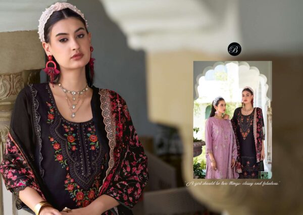 belliza designer studio - zoya vol-2   belliza zoya vol 2 colors exclusive latest designer stylish partyu wear salwar kameez wholesale surat 5 2025 05 21 16 01 09.jpg belliza zoya vol-2 colors exclusive latest designer stylish partyu wear salwar kameez wholesale surat Catalogue Name : 21st May 2025 Name of Product : belliza designer studio - zoya vol-2  No of Design : 6 Piece (MOQ : 1 Set) Product Rate Per Piece : ₹ 975 / Per Piece Product Full Catalogue Rate : ₹ 5850 (GST Extra) Full Catalogue Weight : 6 KG Product Type & Size: unstitched Product Details: 
					 
ZOYA VOL 2 BY BELLIZA
 PURE MAL MAL COTTON DUPATTA
 FULL HEAVY EMBROIDERY WORK

BelliZa DesigNer StuDio

                     presents

               ZOYA VOL 2
 premium designer collection
                 
Top: 100% Pure Cotton Lawn Full Heavy Karachi Embroidery Work + HEAVY DAMAN WORK (2.50 mtrs apx)

Dupatta: 100% Pure MAL MAL Cotton Dupatta Digital Print(2.30 mtrs apx)

Bottom: 100% Pure Cotton (3 mtrs apx)

Pcs: 06

 Rate: 975/- + GST 
 
 Book Now