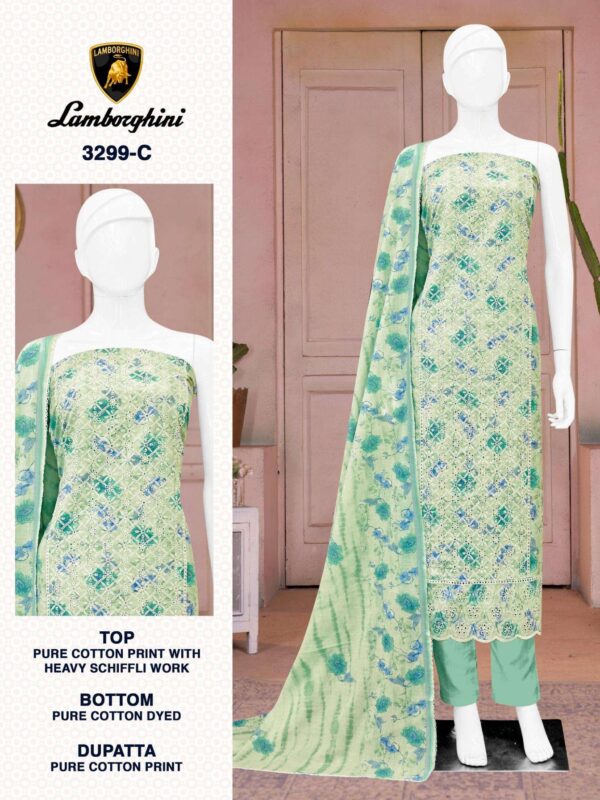 bipson prints lamborghini 3299 cotton wholesale suit - Image 4