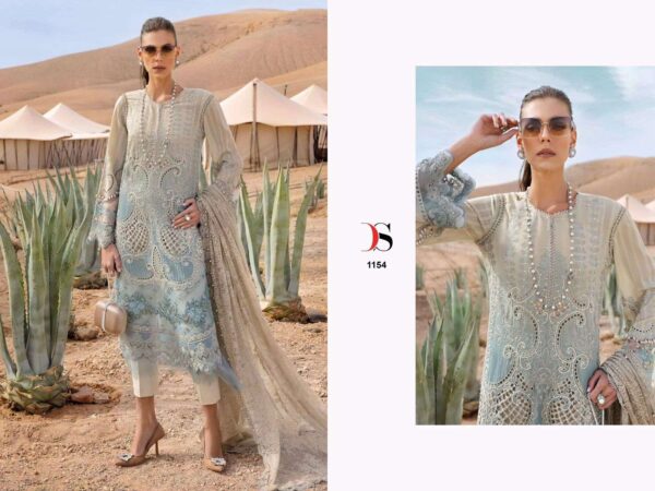 deepsy suits - maria b premium embroidered-25   deepsy suits maria b premium embroidered 25 1151 1154 series exclusive embroidered party wear unstitch salwar kameez wholesale surat 5 2025 05 26 11 35 44.jpg deepsy suits maria b premium embroidered-25 1151-1154 series exclusive embroidered party wear unstitch salwar kameez wholesale surat Catalogue Name : 26th May 2025 Name of Product : deepsy suits - maria b premium embroidered-25  No of Design : 4 Piece (MOQ : 1 Set) Product Rate Per Piece : ₹ 1220 / Per Piece Product Full Catalogue Rate : ₹ 4880 (GST Extra) Full Catalogue Weight : 4 KG Product Type & Size: unstitched Product Details: 
					 
Maria B Premium Embroidered 25by  DEEPSY SUITS

Top - Pure cotton with heavy self embroidery attached emb patches 

Bot -  cotton solid 

Dup - Chiffon print / chiffon with emb 

Pcs: 4

Rate -  1220 ( chiffon dup )
 

Splendid Quality With Digitally Printed Fabric

Quilted Fabric Used For best quality results