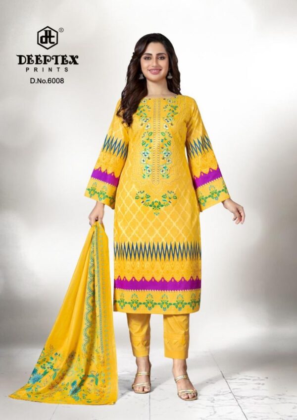 deeptex prints roohi zara vol 6 series 6001-6008 cotton lawn wholesale suit - Image 10