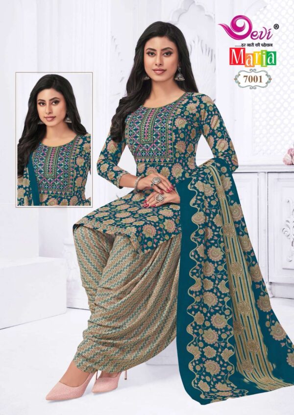 Devi Maria Vol-7 series 7001-7012 Heavy Indo Cotton wholesale suit  Devi Maria Vol-7 series 7001-7012 Heavy Indo Cotton wholesale suit , Devi Maria Vol-7 series 7001-7012 Heavy Indo Cotton wholesale suit  surat, Devi Maria Vol-7 series 7001-7012 Heavy Indo Cotton wholesale suit  new latest catalog, Devi Maria Vol-7 series 7001-7012 Heavy Indo Cotton wholesale suit  wholesale surat, Devi Maria Vol-7 series 7001-7012 Heavy Indo Cotton wholesale suit  single, Devi Maria Vol-7 series 7001-7012 Heavy Indo Cotton wholesale suit  catalog price, Devi Maria Vol-7 series 7001-7012 Heavy Indo Cotton wholesale suit  salwar suit, Devi Maria Vol-7 series 7001-7012 Heavy Indo Cotton wholesale suit  dresses, Devi Maria Vol-7 series 7001-7012 Heavy Indo Cotton wholesale suit  indian salwar suit, Devi Maria Vol-7 series 7001-7012 Heavy Indo Cotton wholesale suit  dress material devi maria vol 7 series 7001 7012 heavy indo cotton wholesale suit 2 2025 05 16 19 46 18 
                     Devi Maria Vol-7 series 7001-7012 Heavy Indo Cotton wholesale suit 
                     
                     
                     
                     Specification :
                     
                        
                           
						   
								Product Date:
								16-05-2025
							
                             							
								Name:
								Devi Maria Vol-7 Series 7001-7012 Heavy Indo Cotton Wholesale Suit 
							
																					
								Cname:
								Devi Maria Vol-7
							
														
								Brand:
								Devi
							

														
								Total Design:
								12 Pcs
							
							
														
								Per Piece Rate:
								INR 390
							
							
														
								Full Catalog Rate:
								INR 4680								+ (5 % GST) + Shipping Charge
								
							
							
														
								Weight:
								12 Kg
							
																					
								Moq:
								Minimum 12 Pcs
							
							
							
														
								Type:
								Cotton Ladies Suits, Readymade Suits, Patiyala Salwar Kameez
							
							


														
								Fabric:
								
									Cotton Indo								
							
																																																	
							
							
														
								Other Details:
								Catalog    Devi Maria Vol-7 – Readymade With Lining
Pcs    12
AVG. Price    390
Full Price    4680
Full Price With Gst    4914
Size    Full Stitched, L (40), XL (42), 2XL (44), 3XL (46)
Fabric    Indo Cotton
Initial Delivery    4 – 5 Working Days
Availability    Ready to Ship
Other Details    
Top – Heavy Indo Cotton Printed With Neck Embroidery Patch With Inner(Lining) | Size – L(40) / XL(42) / XXL(44) / 3XL(46)
Bottom – Heavy Indo Cotton Printed | Size – L(40) / XL(42) / XXL(44) / 3XL(46)
Dupatta – Heavy Indo Cotton Printed | Cut:- 2.25 Mtrs